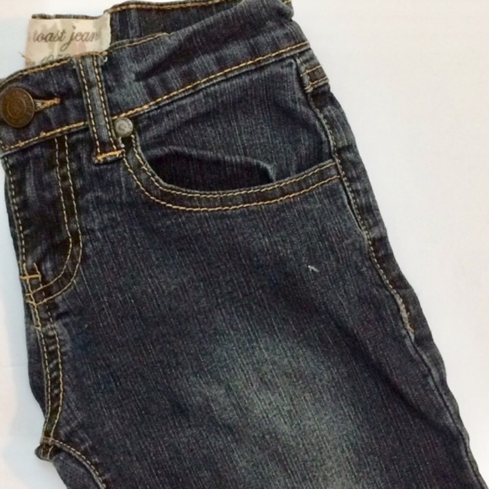 French Toast Girls Black Washed Denim